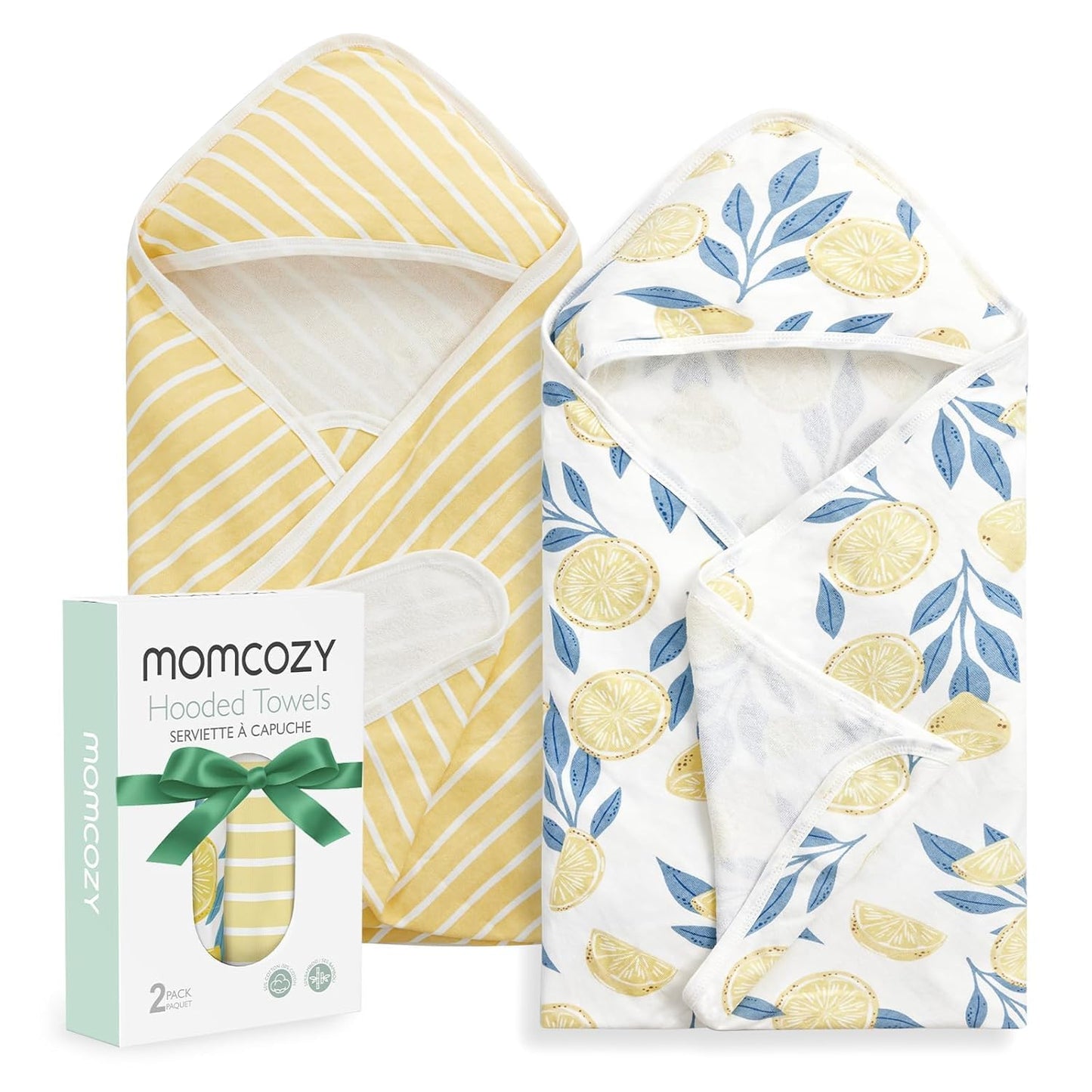 Kapuzentücher-Set für Babys, Gelb
