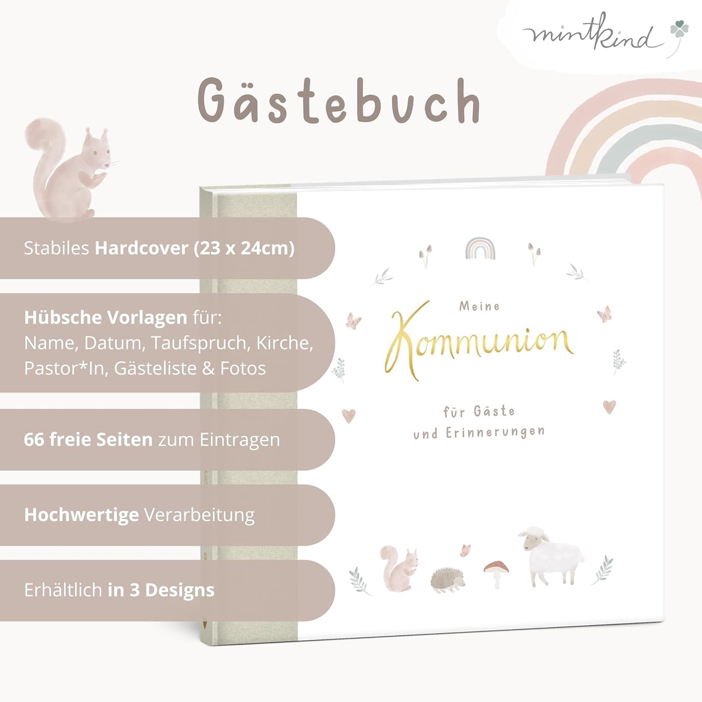 Kommunion Gästebuch, Wald