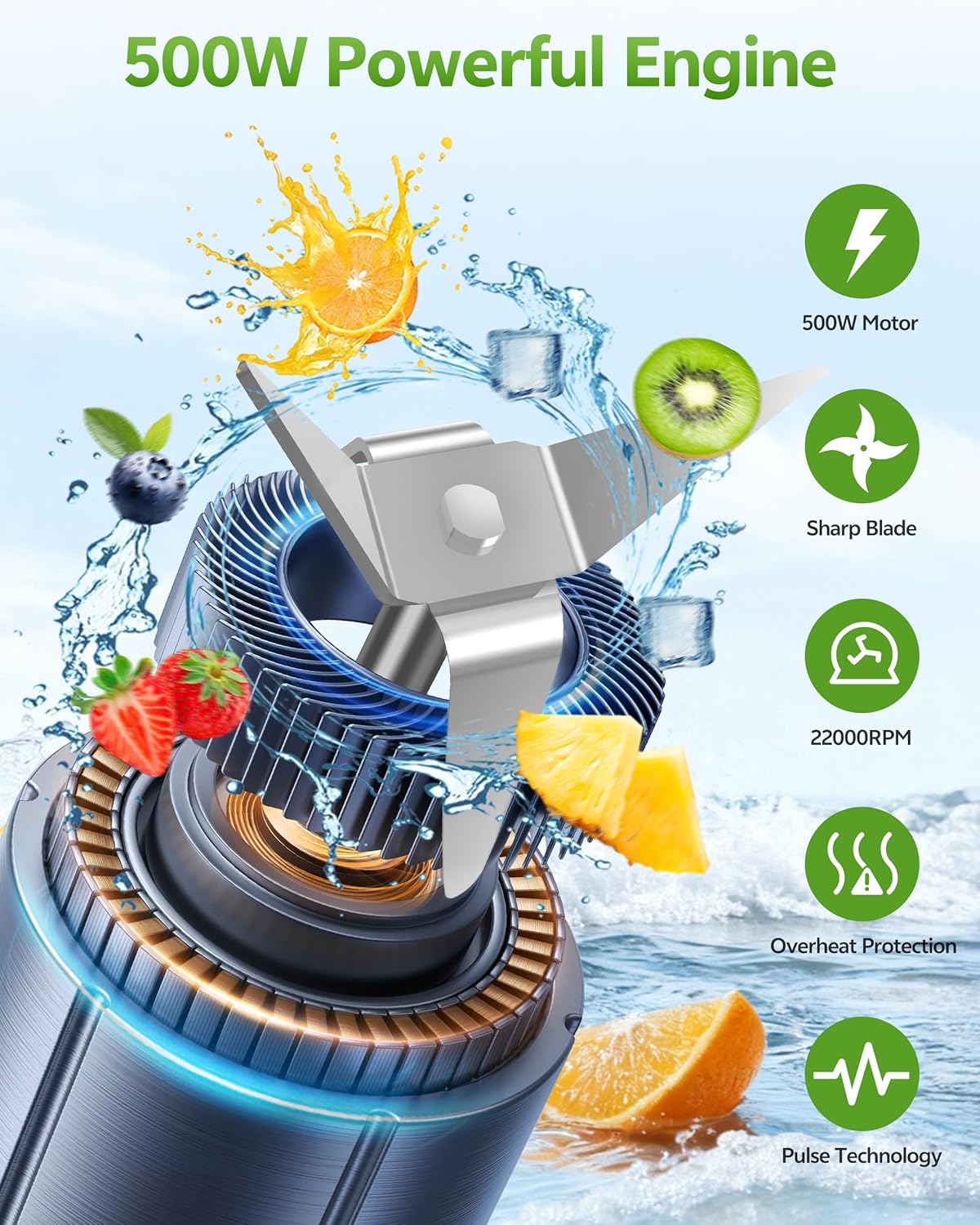 Tragbarer Mini Smoothie Maker