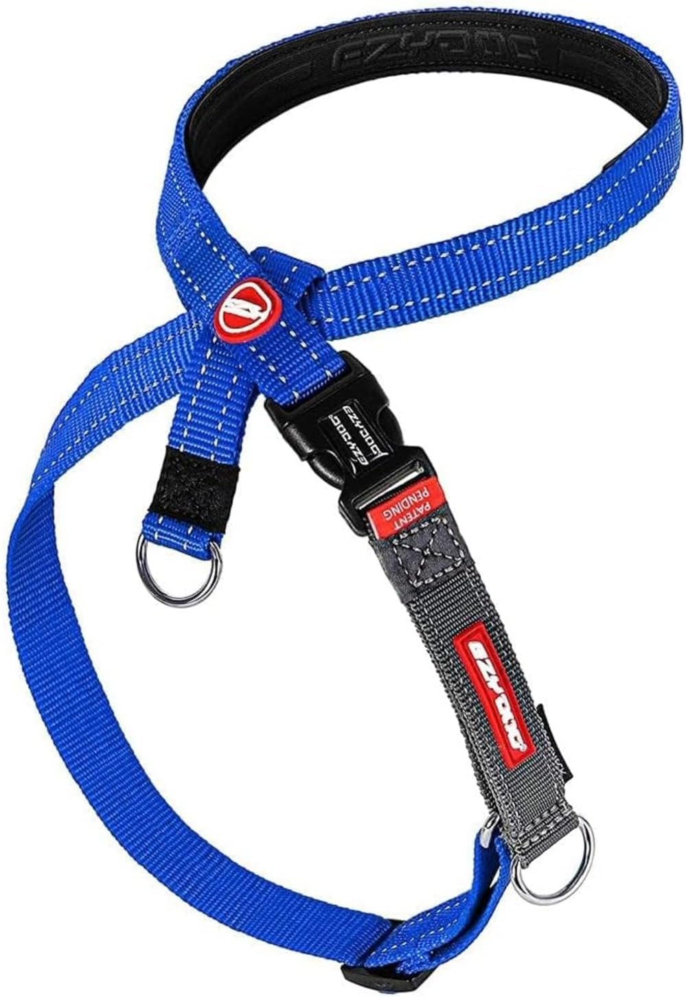 Crosscheck Anti Zieh Hundegeschirr, L (58 - 80cm) Blau