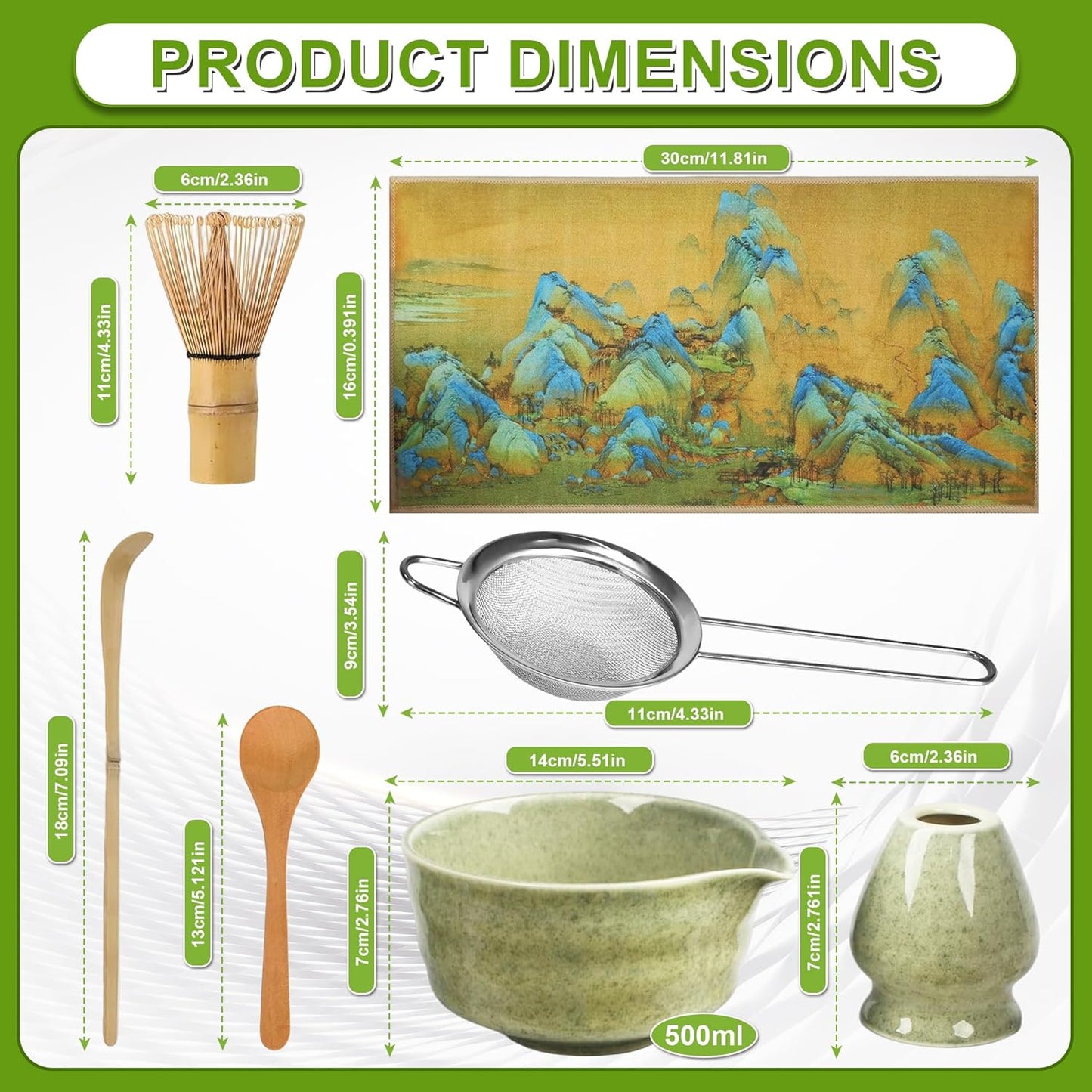 Matcha Teezeremonie-Set (7-teilig)
