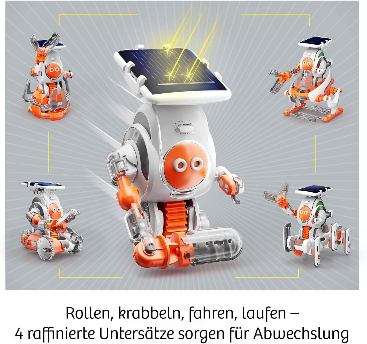 Solar Bots Bausatz (8 Modelle) für Kinder ab 8 Jahren, Solar Bots