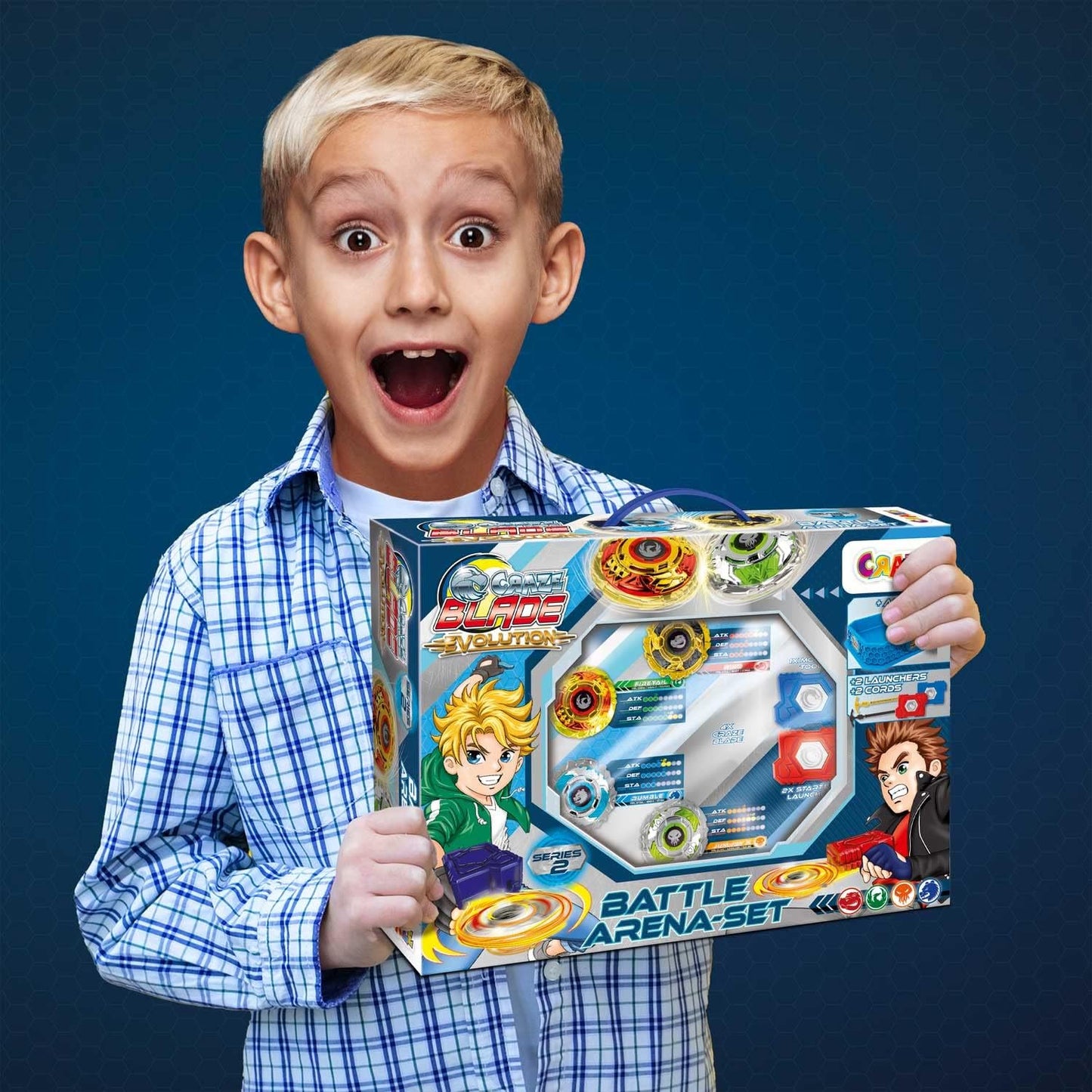 Blade Battle Set mit Kampfarena (4er Set), Blade Battle Set