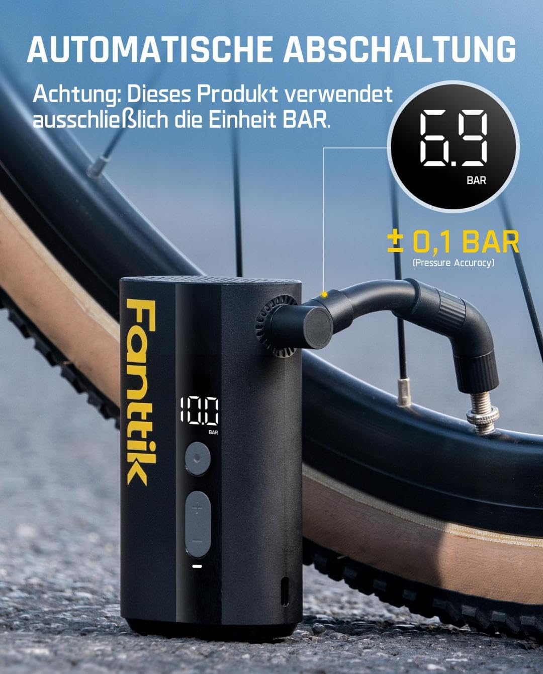 Akku Fahrradpumpe X9
