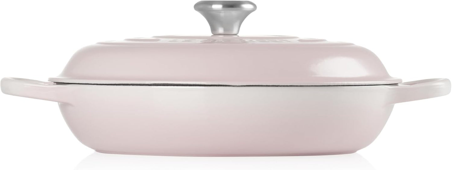 Signature Gusseisen-Gourmettopf, Shell Pink 30 cm