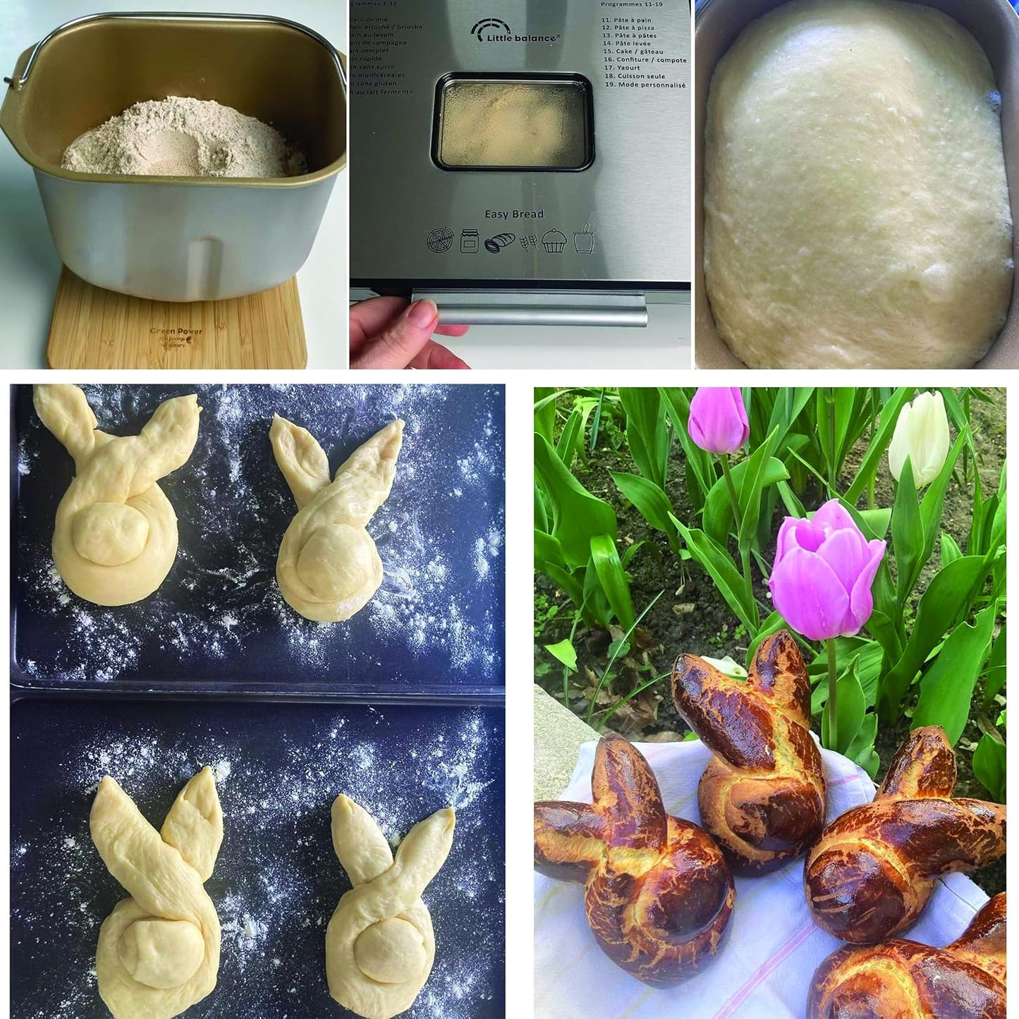 Brotbackmaschine Easy Bread mit 19 Programmen