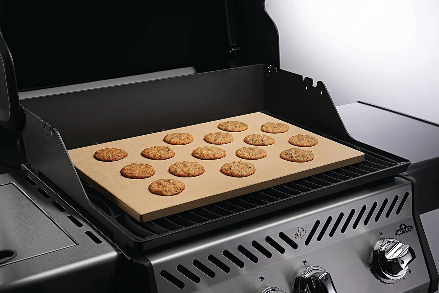 Pizzastein 51 x 34 cm für Grill und Ofen