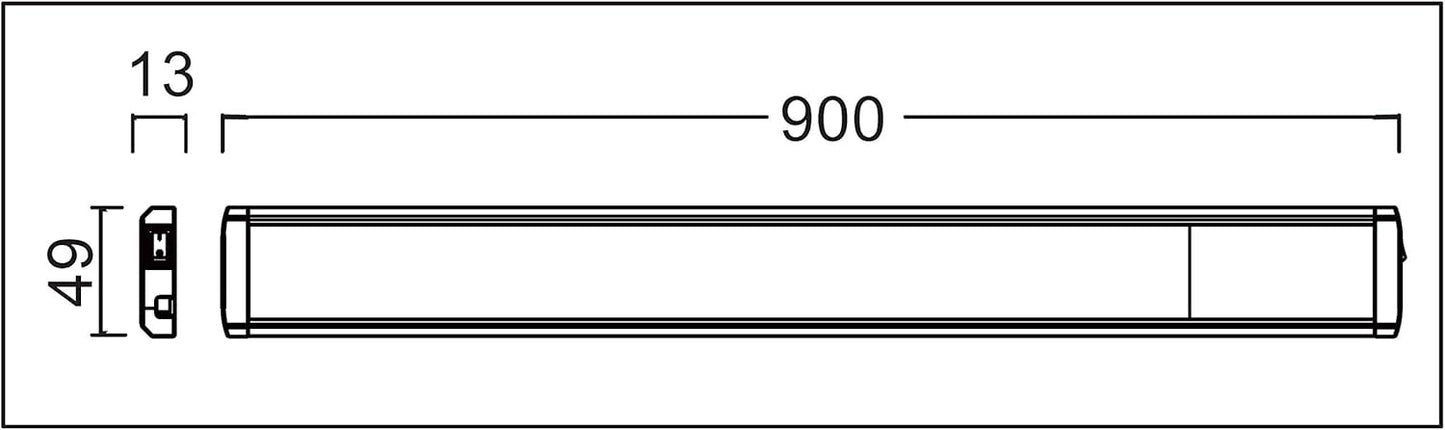 LED-Unterbauleuchte, 900mm Lang