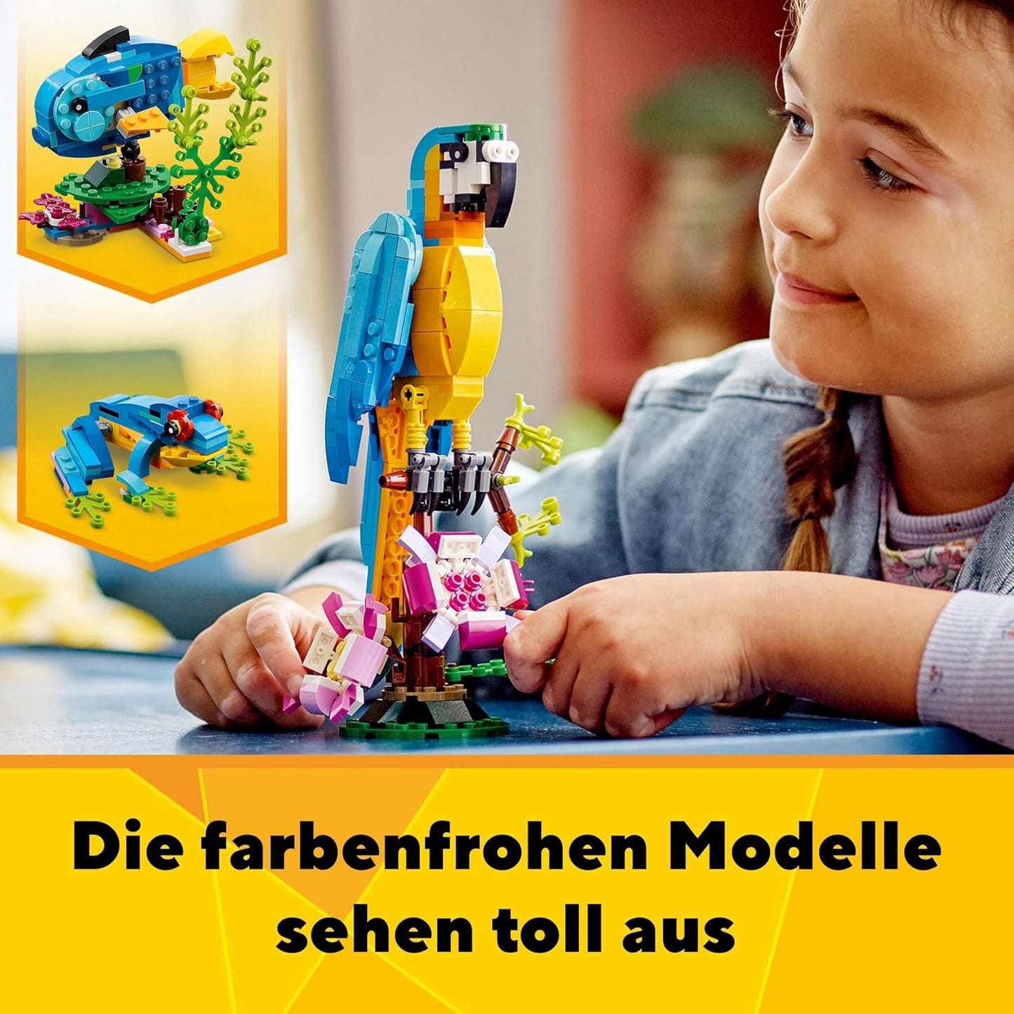 3in1 Dschungel-Tier-Figuren
