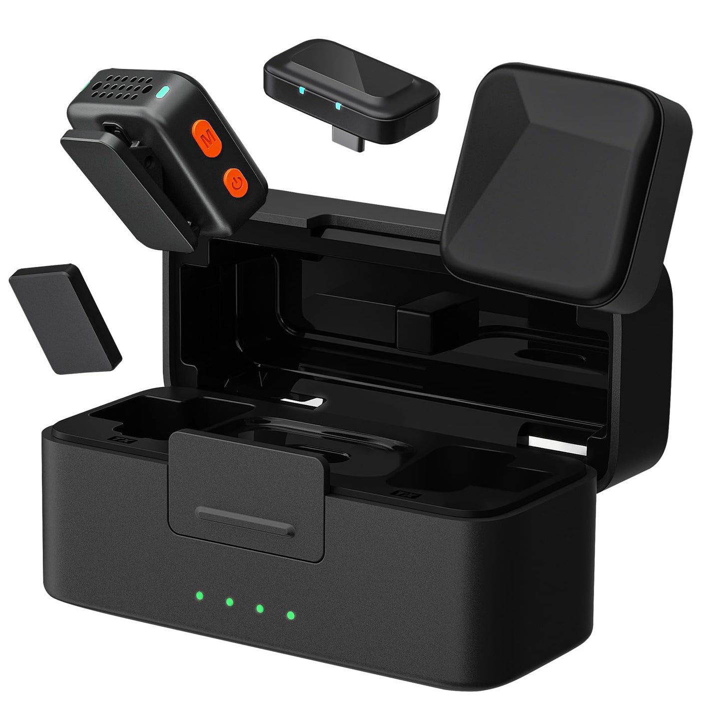 Wireless Lavalier Mikrofon mit Ladecase