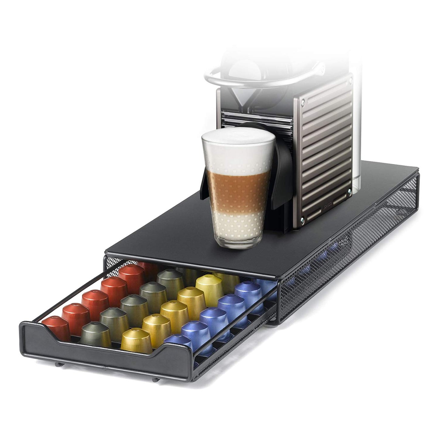 Metallschublade für Nespresso Kapseln, Color Unspecified
