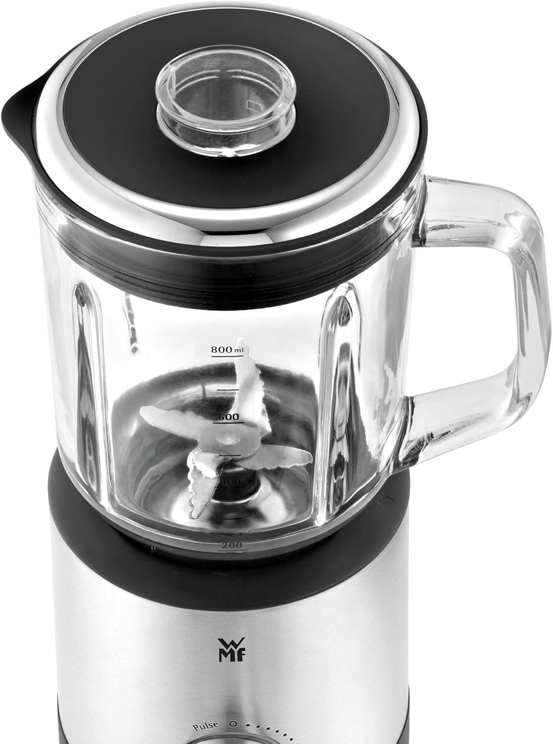 KÜCHENminis Standmixer mit Glasbehälter, Edelstahl Matt