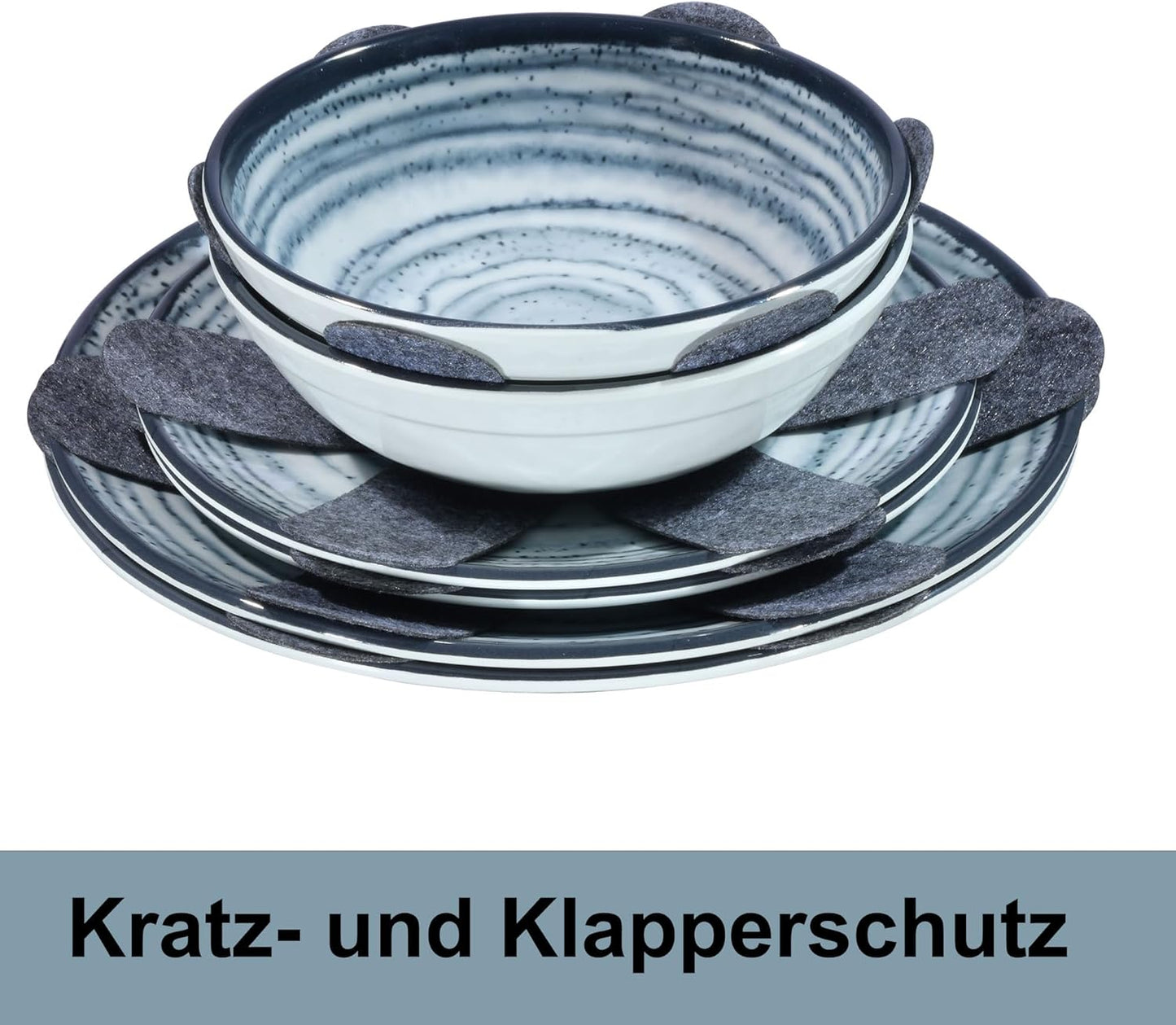 6-teiliges Geschirr Set für 2 Personen, 6 Teile - Geschirr