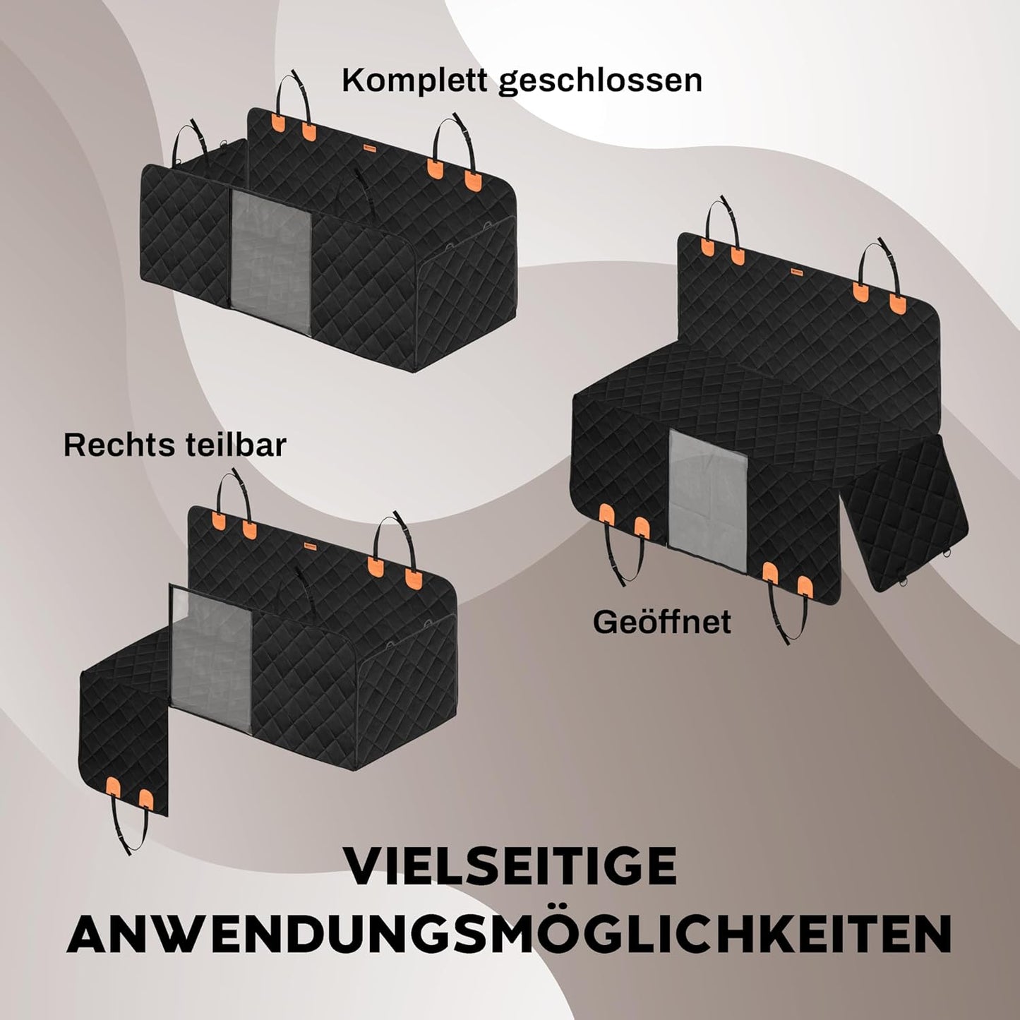 Hundedecke für die Auto-Rückbank
