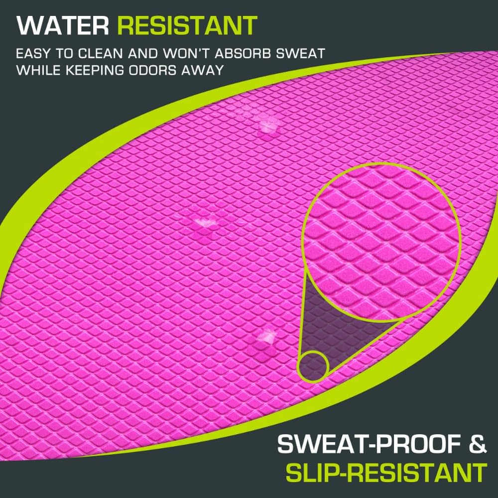 Balance Pad & Knieschoner für Stabilitätstraining, Pink - (39,4 x 31,8 x 6,3 cm) - L