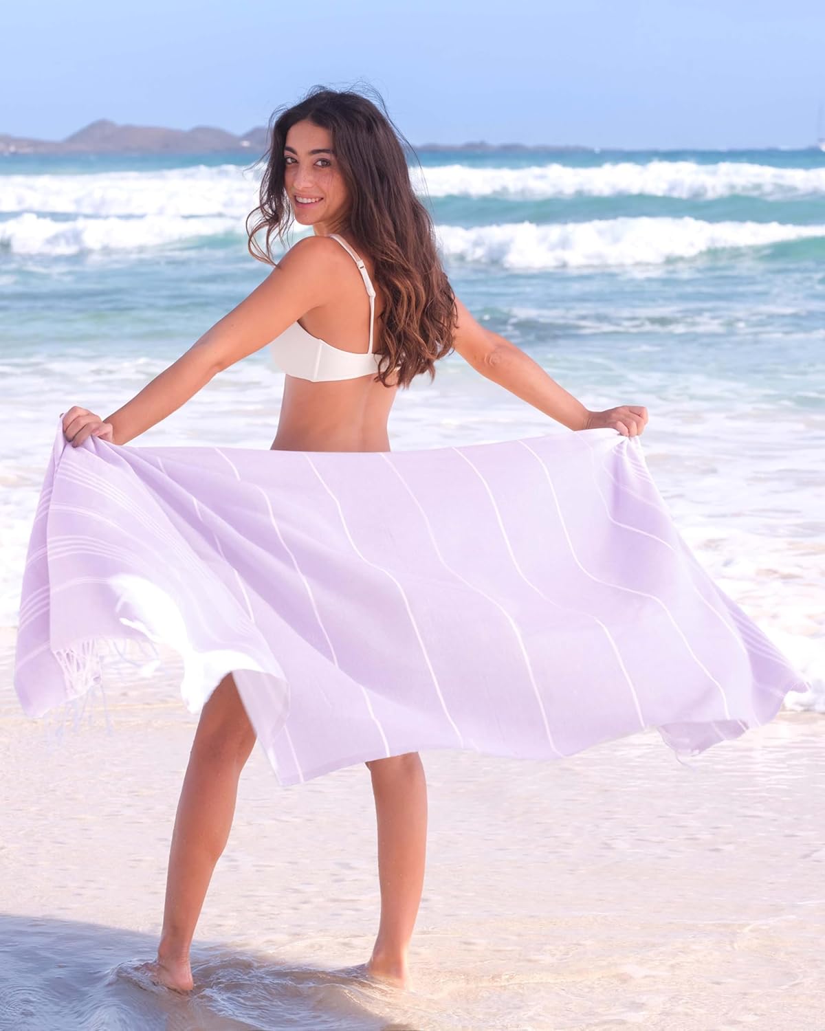 Hamamtuch, 17 Lilac - Sultan 100x200cm