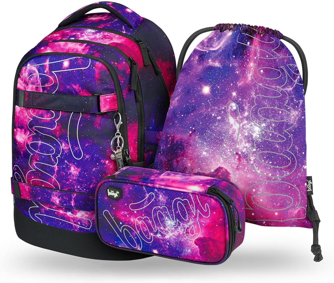 Schulrucksack-Set Skate MAX, Galaxy
