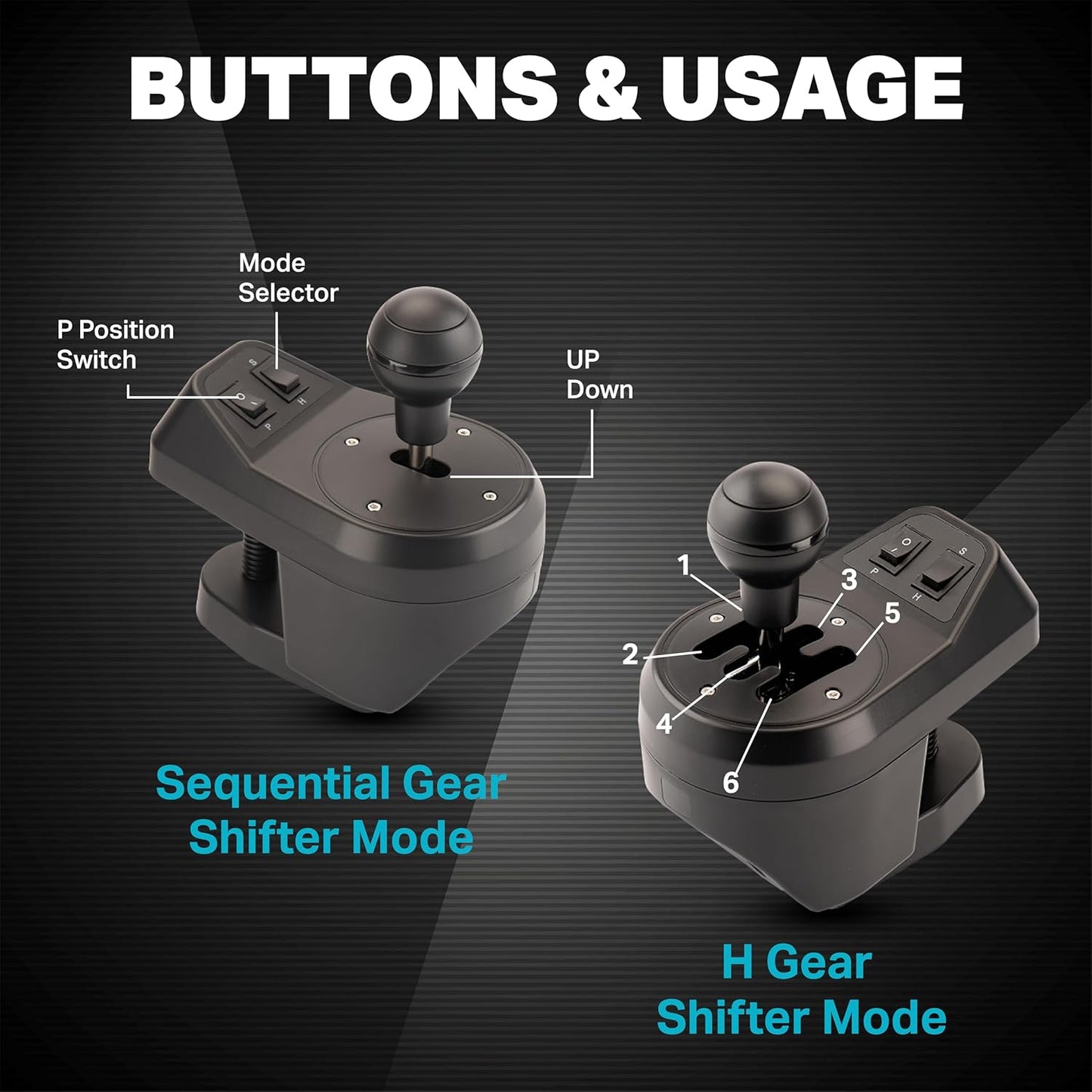 USB-Schalthebel für PC-Spiele
