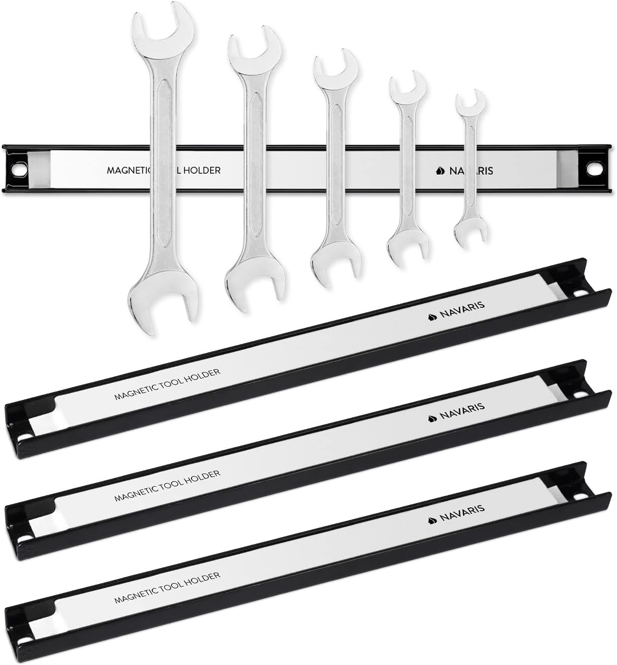 Magnetische Werkzeugleiste Set, 30 x 2,3 cm 4