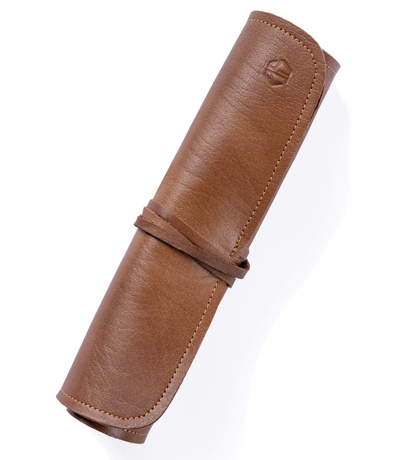 Kochmesserrolle, 7-Fächer, Braun