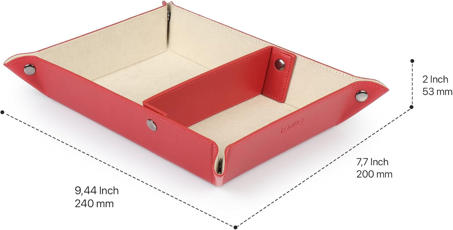 Hosentaschendepot Organizer, Rot 24 x 20 x 5 cm