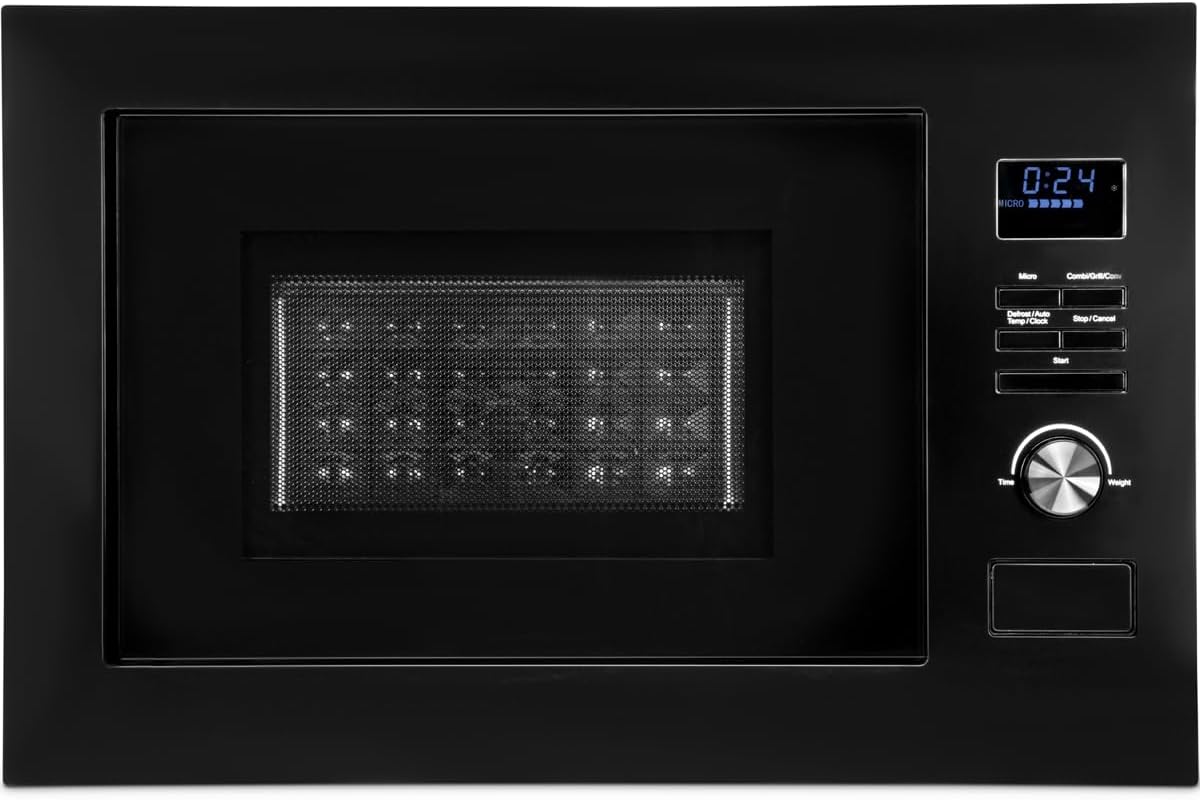 Einbaumikrowelle mit Grill und Heissluft MWG 3001 H EB, Schwarz