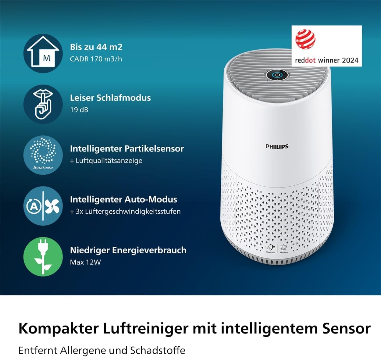 Air Purifier 600 - Luftreiniger, Air Purifier 600 series + Air Quality Sensor