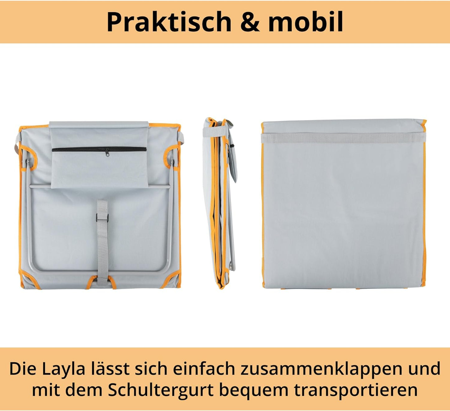 Beachmatte Layla, Orange 1
