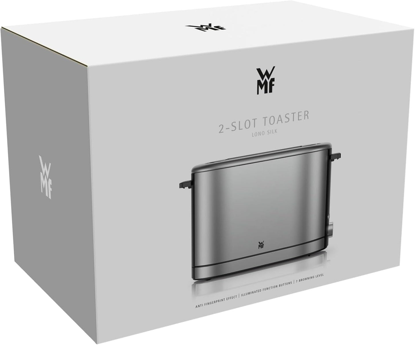 Doppelschlitz Toaster mit Brötchenaufsatz, Lono - 2 Scheiben