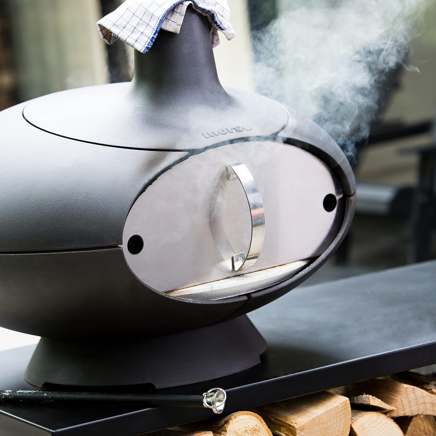 Pizzaofentür für Forno Outdoor-Backofen
