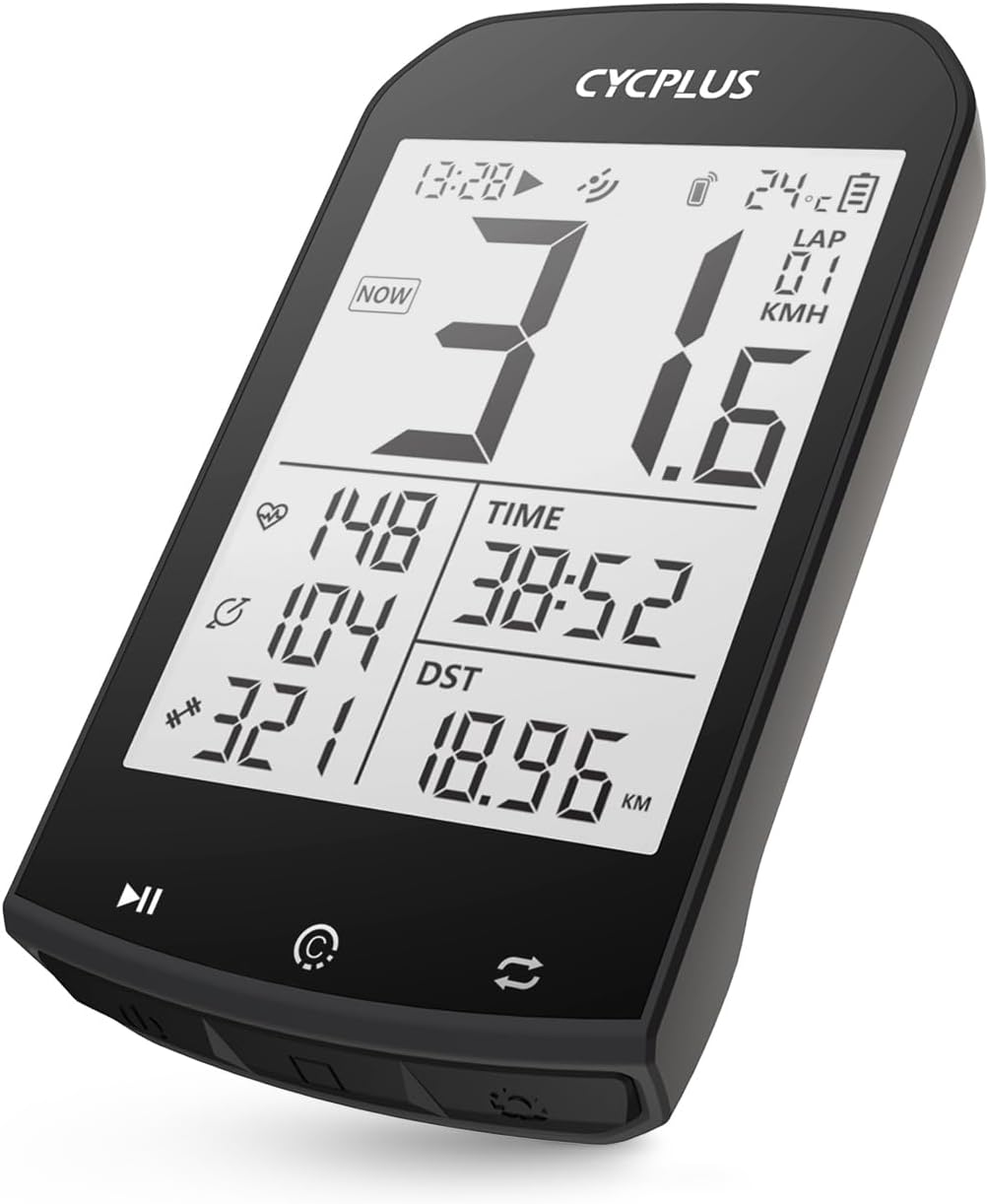 GPS Fahrradcomputer Kabellos mit ANT+ Bluetooth, M1