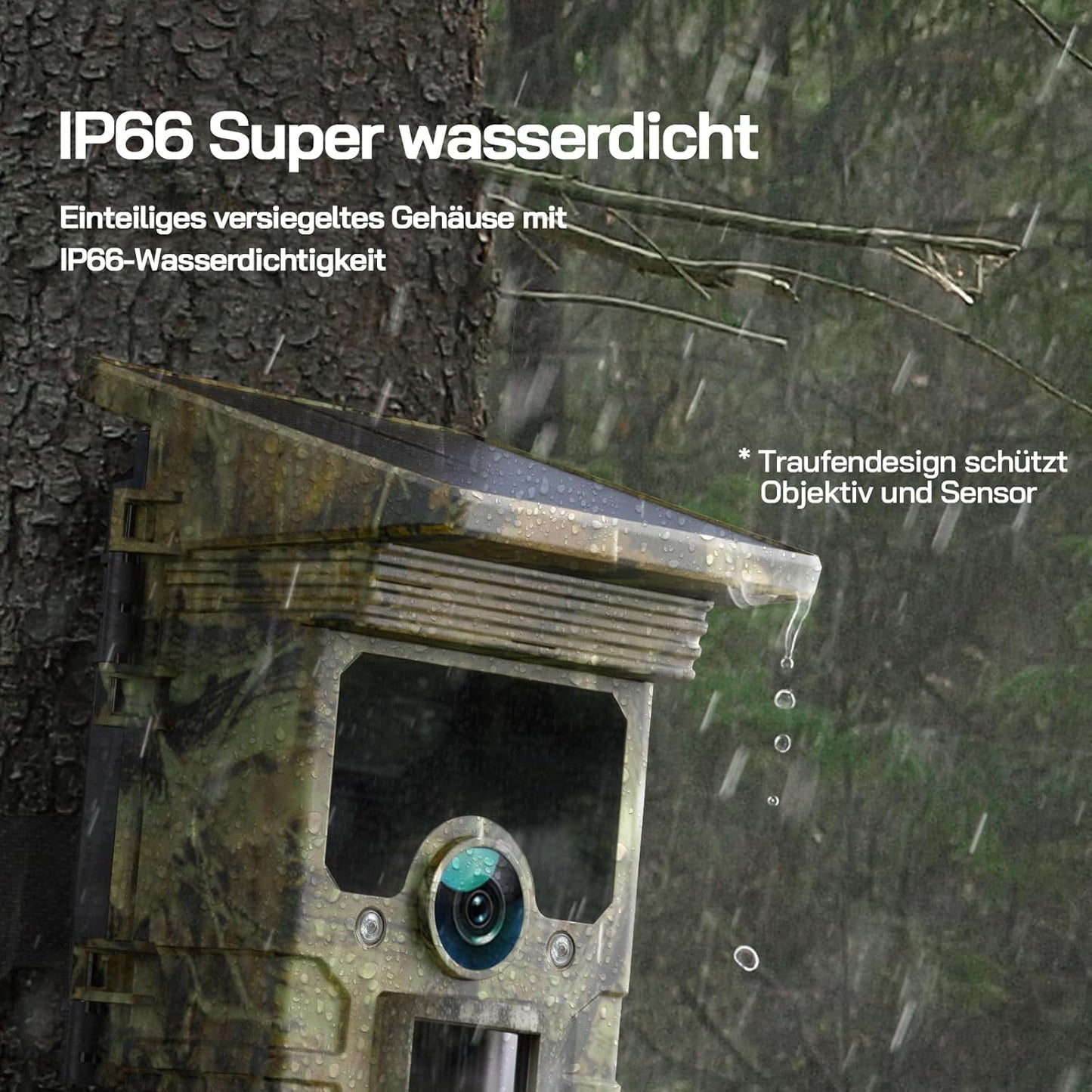WT03 4K Wildkamera mit Nachtsicht
