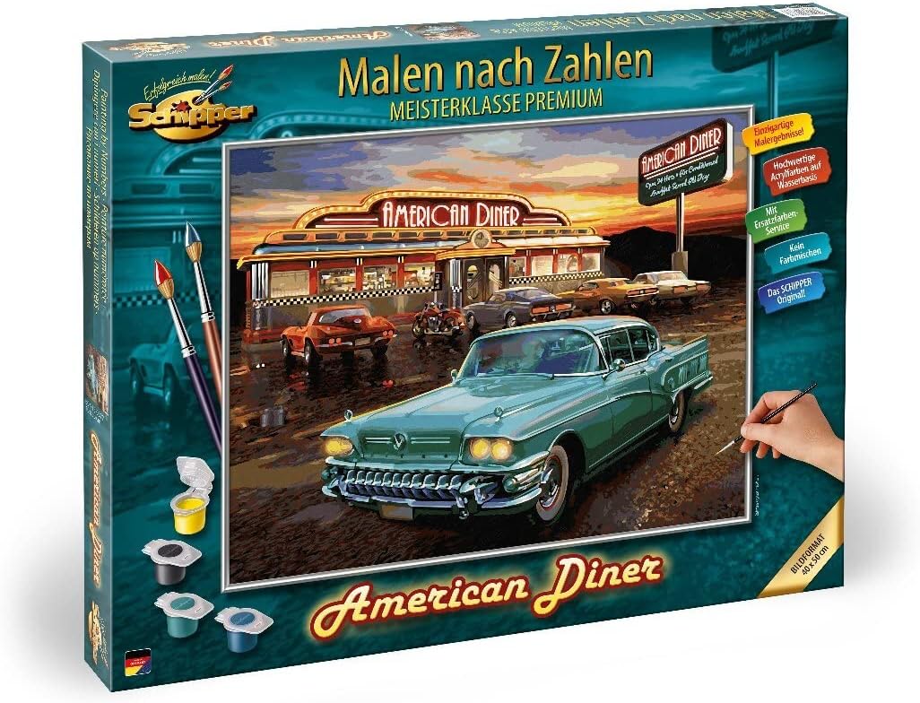 Malen nach Zahlen – American Diner
