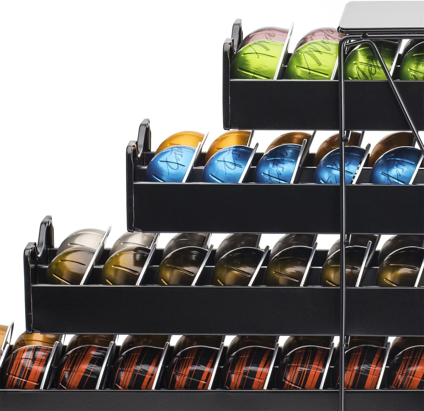 Kaffeepad-Halter für Nespresso Vertuoline, 4 Tier