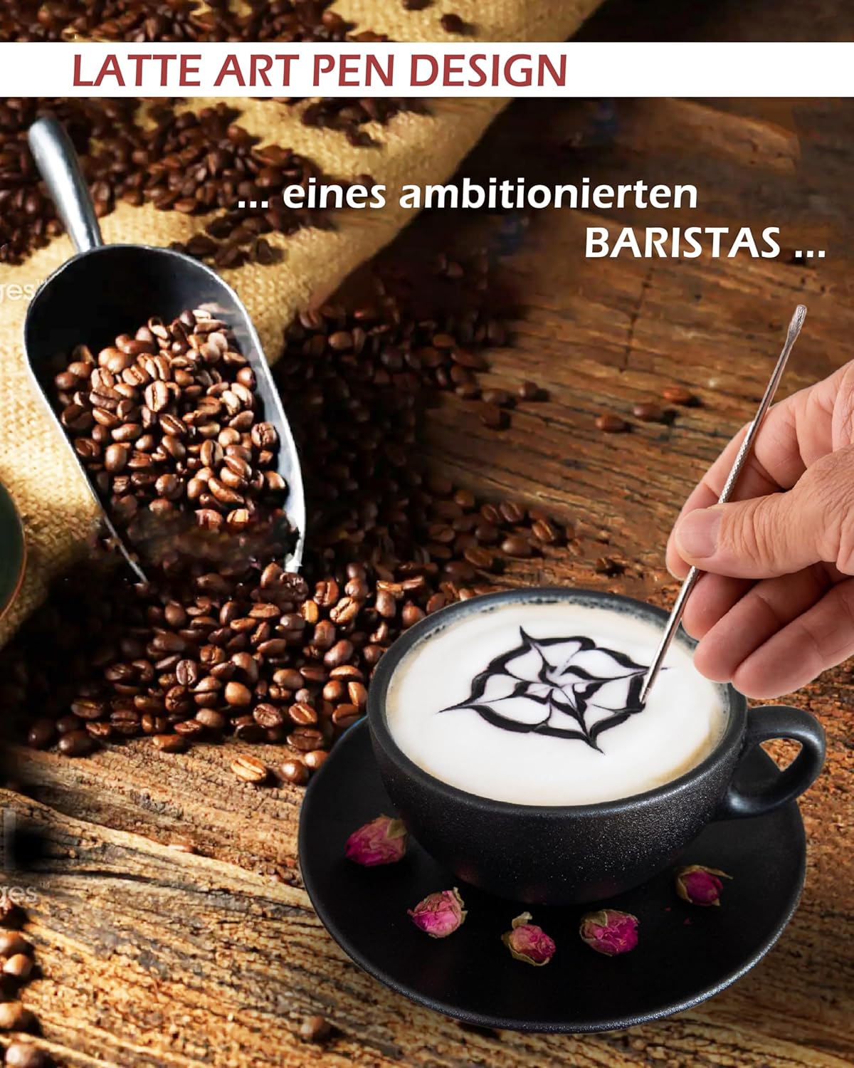 Barista Milchkännchen, Anthrazit / Schwarz 600ml