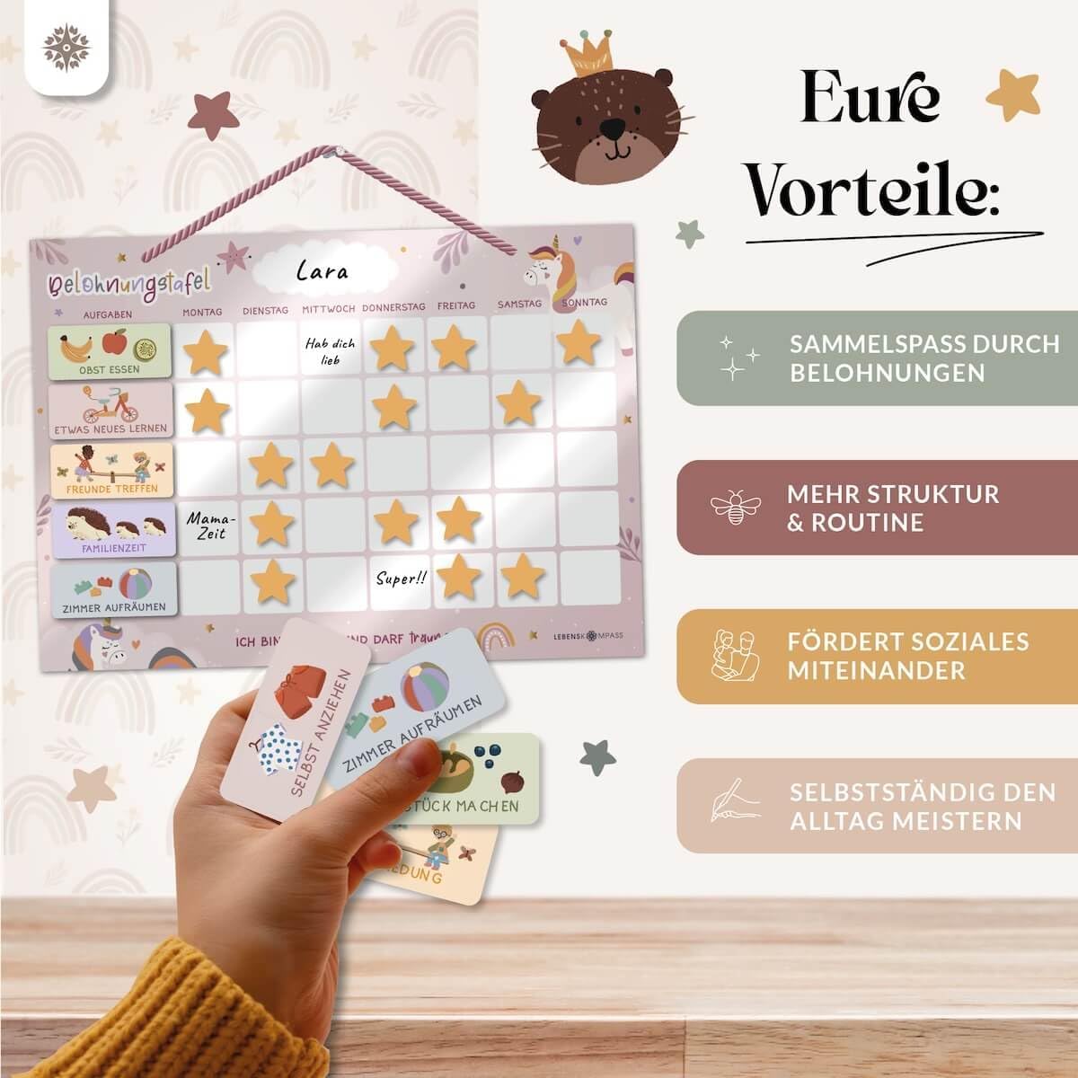 Belohnungstafel Kinder