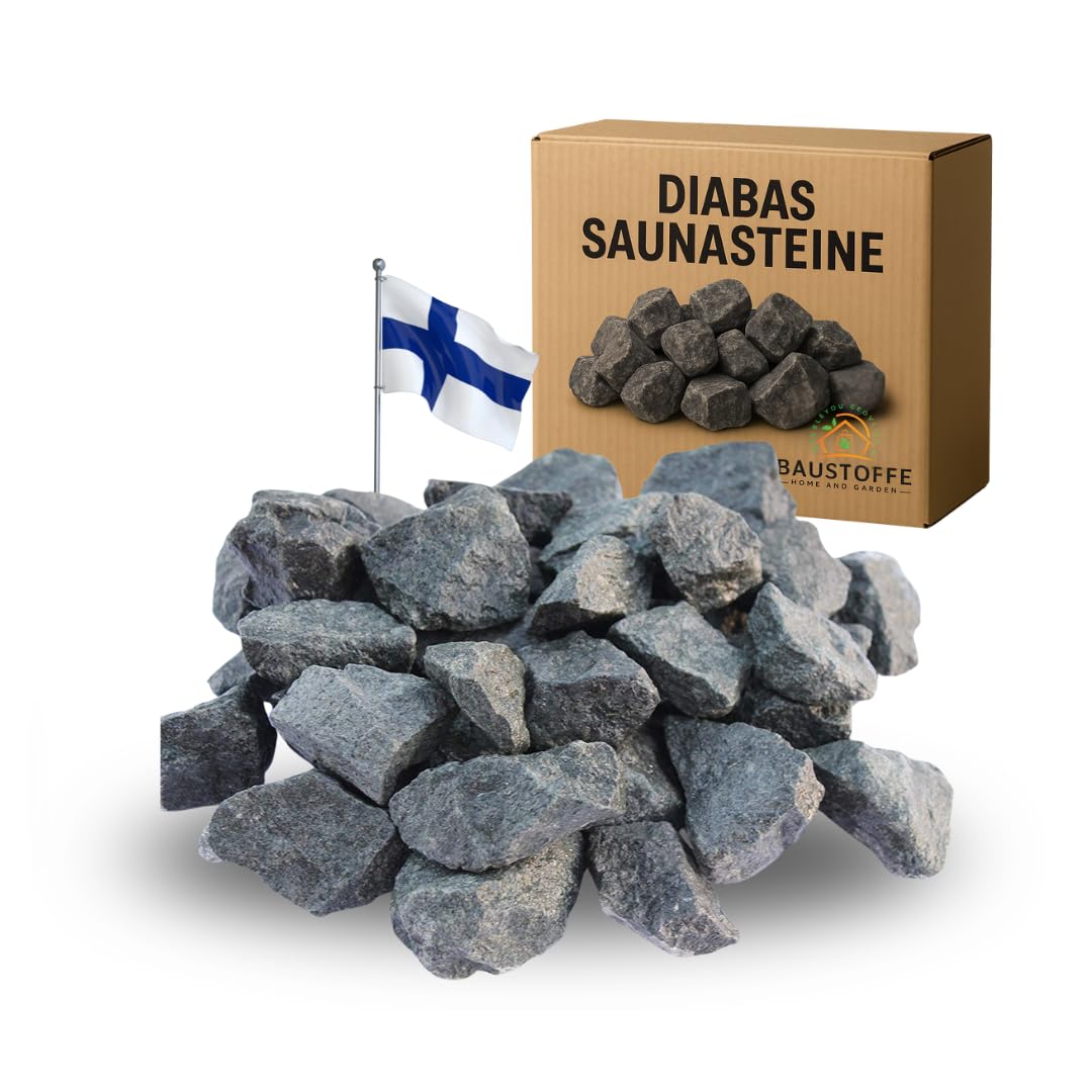 Saunasteine 20 kg, 50-80 mm, 20 Kg 50-80mm
