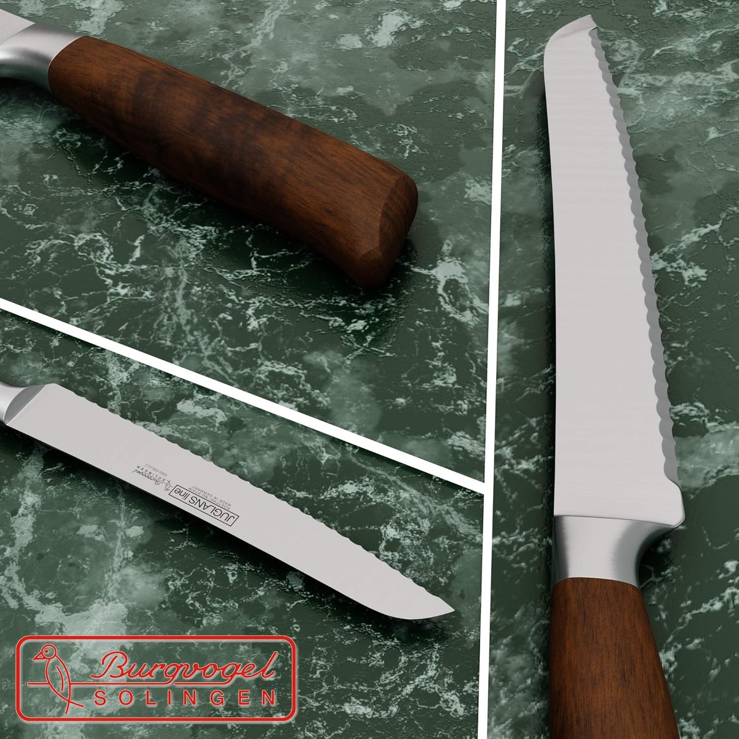 Juglans Brotmesser, 23 cm Brotmesser