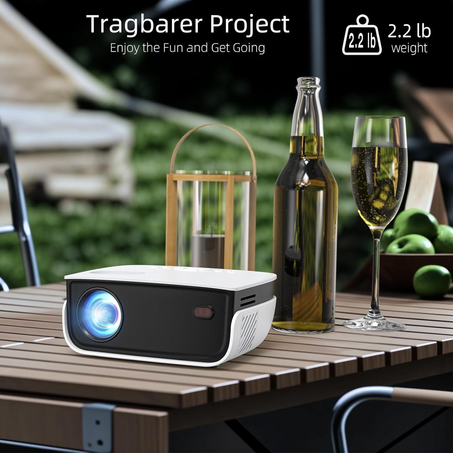Mini Beamer 7500L Full HD 1080P, 7500 Lumens
