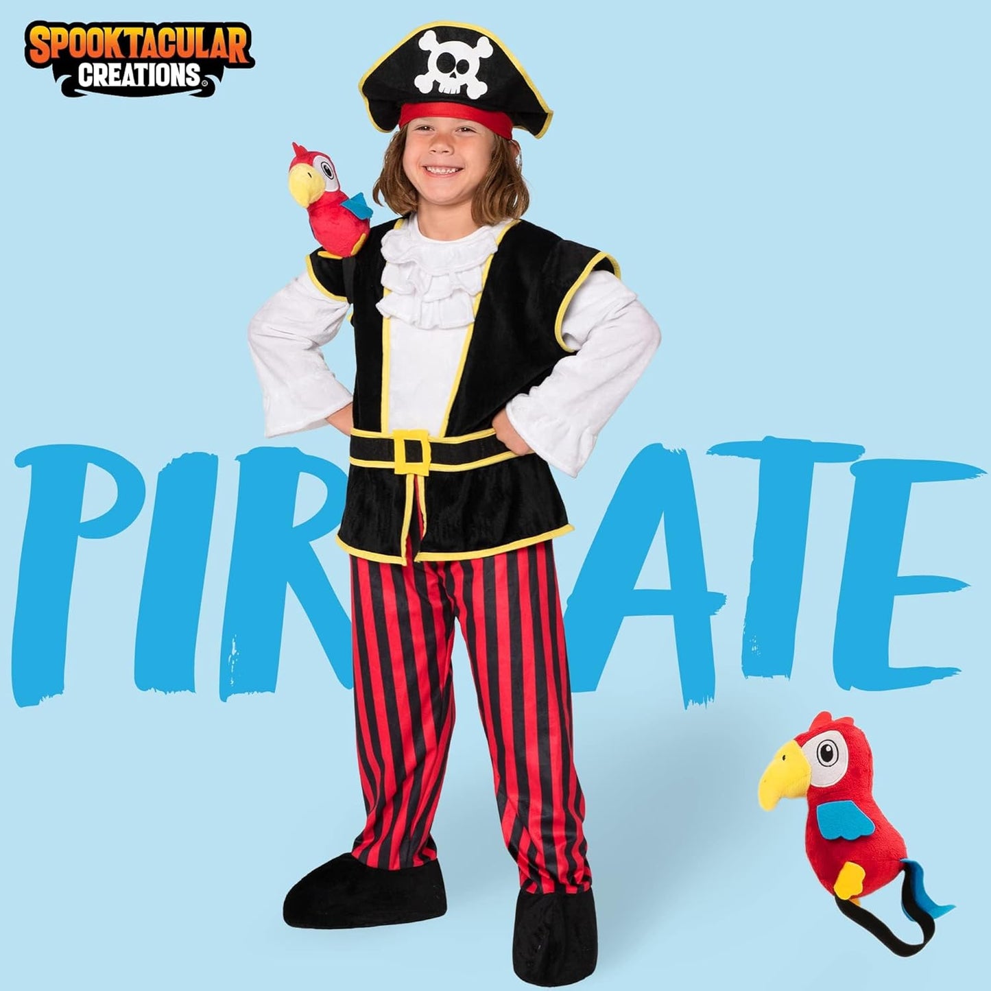 Piratenkostüm für Kleinkinder, Toddler (3-4 yrs)