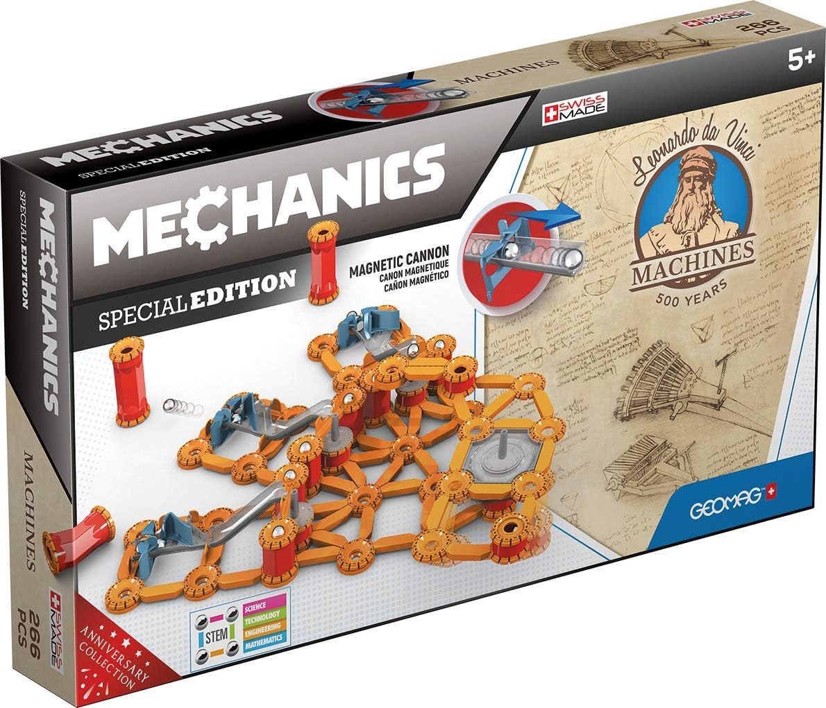 Leonardo Da Vinci Mehrfachkanone Magnetbaukasten, Mehrfachkanone