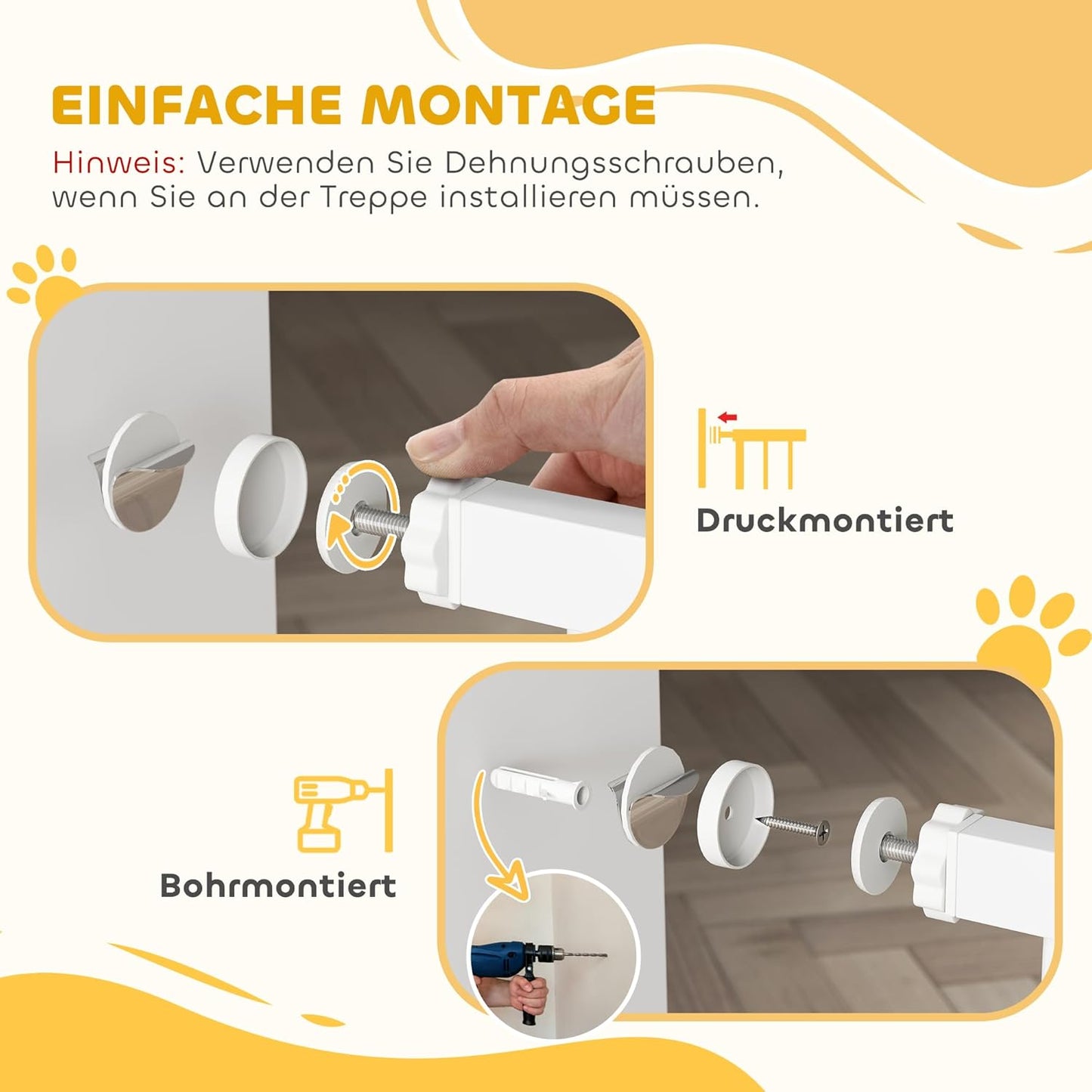 Schutzgitter mit Verlängerungsstange