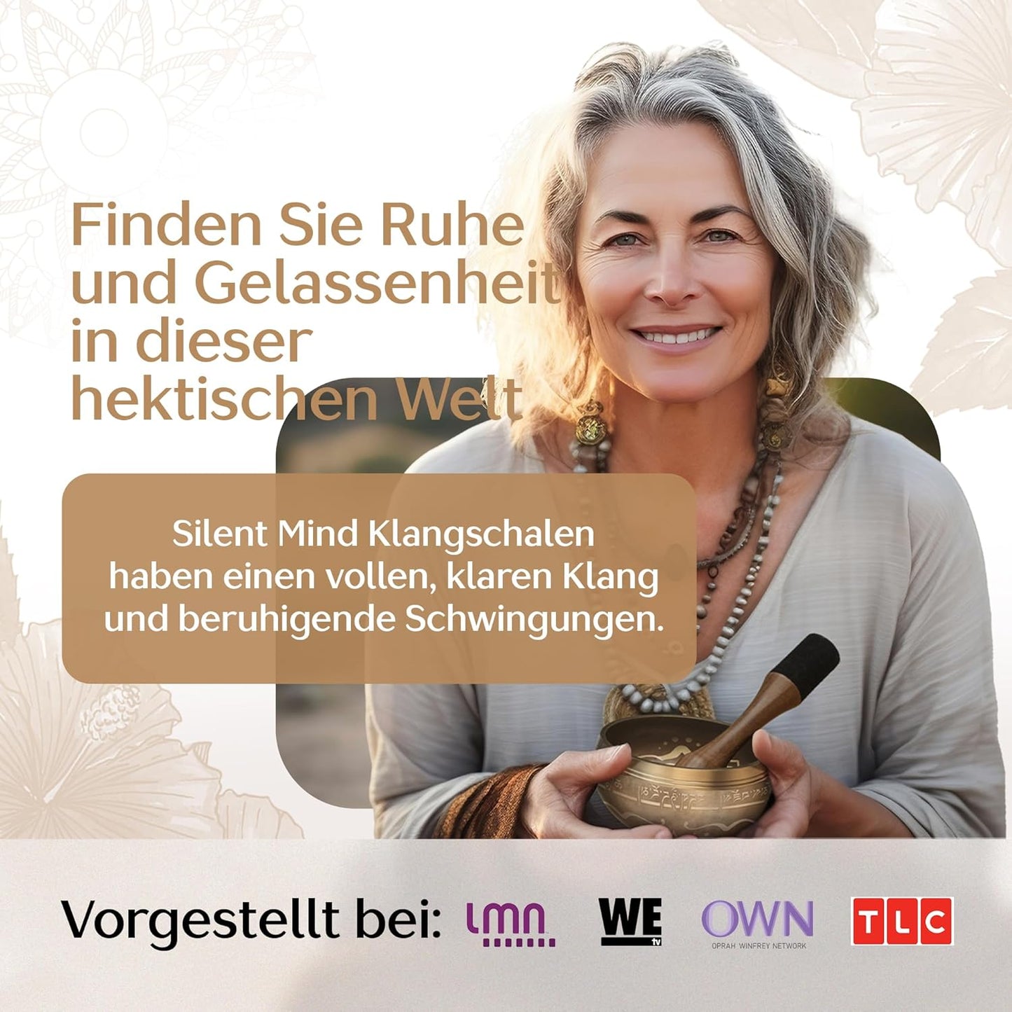Klangschalen-Set, Mattes Gold Ohne Tasche