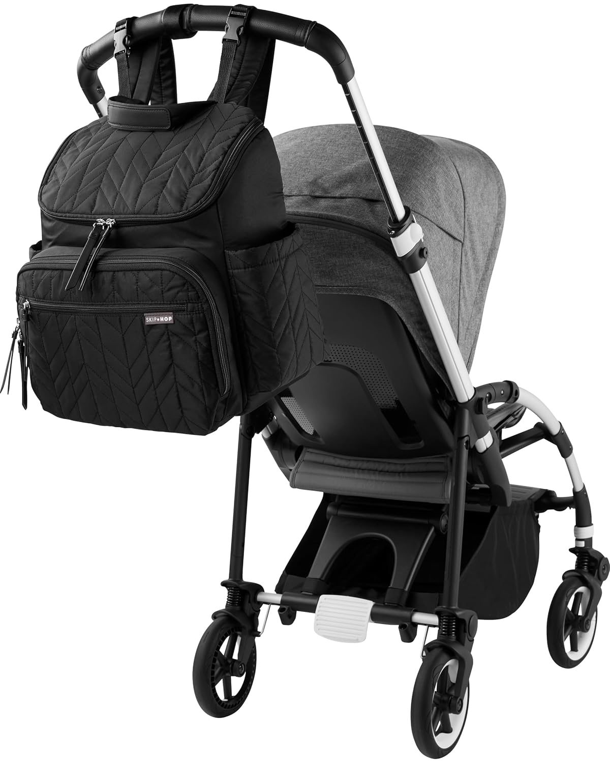 Forma Wickelrucksack mit Wickelunterlage, Schwarz