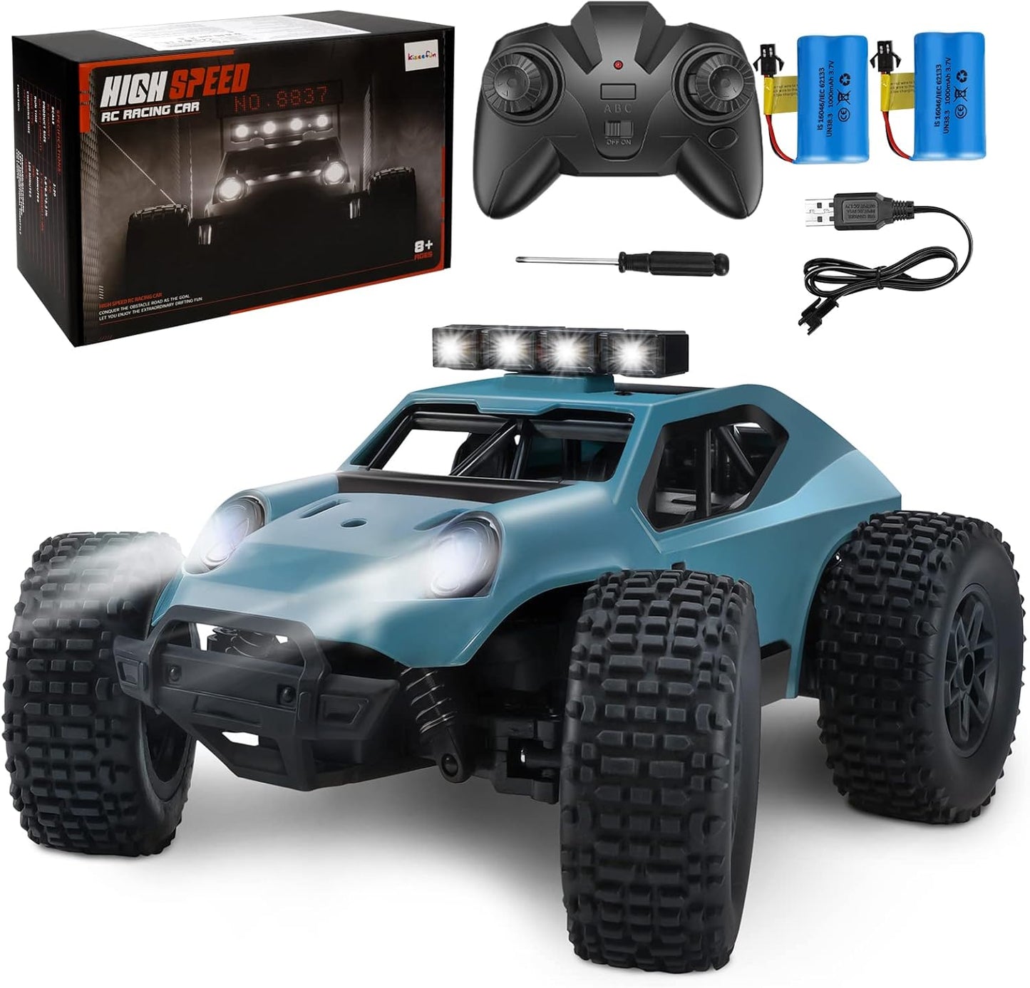 Ferngesteuertes Offroad-Auto, Blau