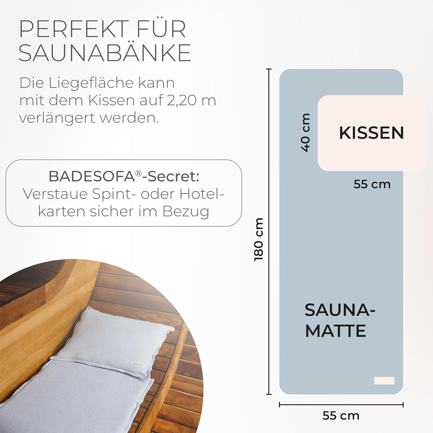 Sauna-Set, Grün