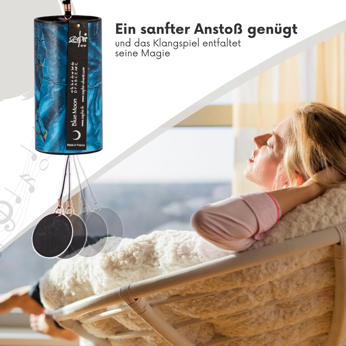 Zaphir Klangspiel Shanti, Blue Moon | Blau