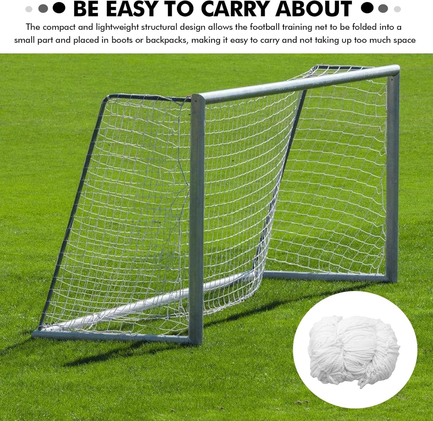 2-teiliges Fussballtornetz-Set, 180x120cm