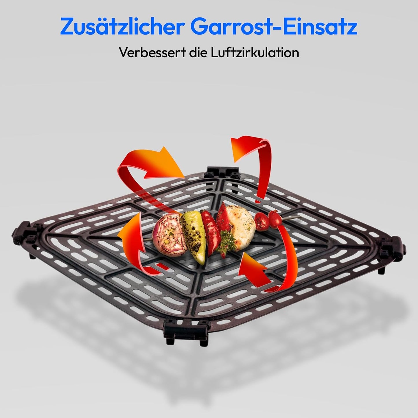 Heissluftfritteuse LIFE P10 XL Duo, Schwarz