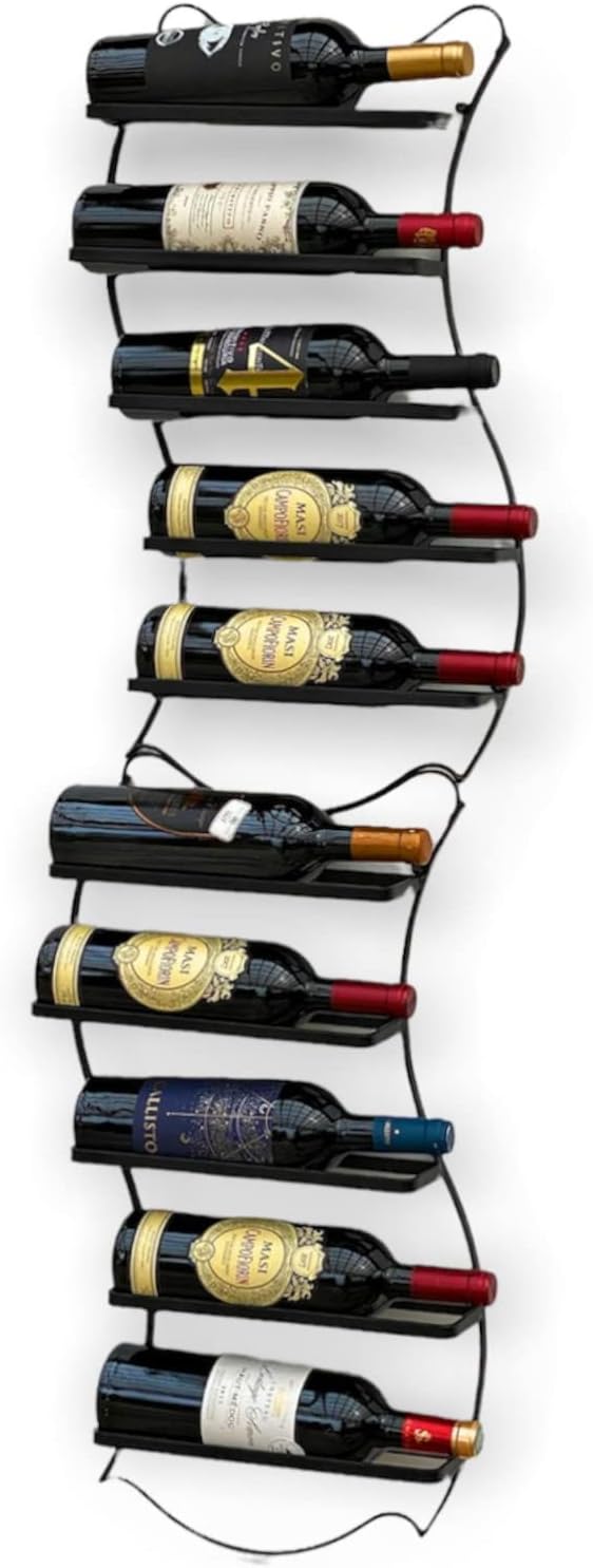 Erweiterbares Weinregal für Wand